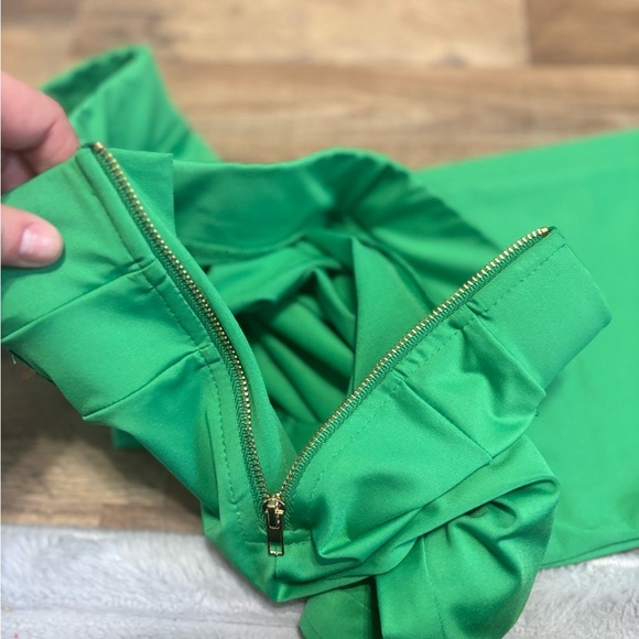 Shein Green High-Waisted Pants - Picture 4 of 5